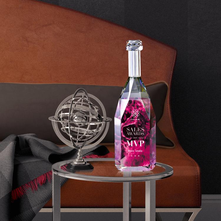 クリスタルシャンパントロフィー AL-601
