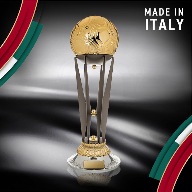 イタリア製サッカートロフィー ゴールデンフット LG-15310