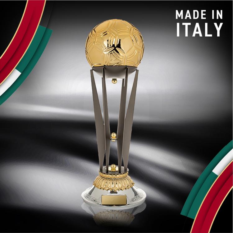 イタリア製サッカートロフィー ゴールデンフット LG-15310