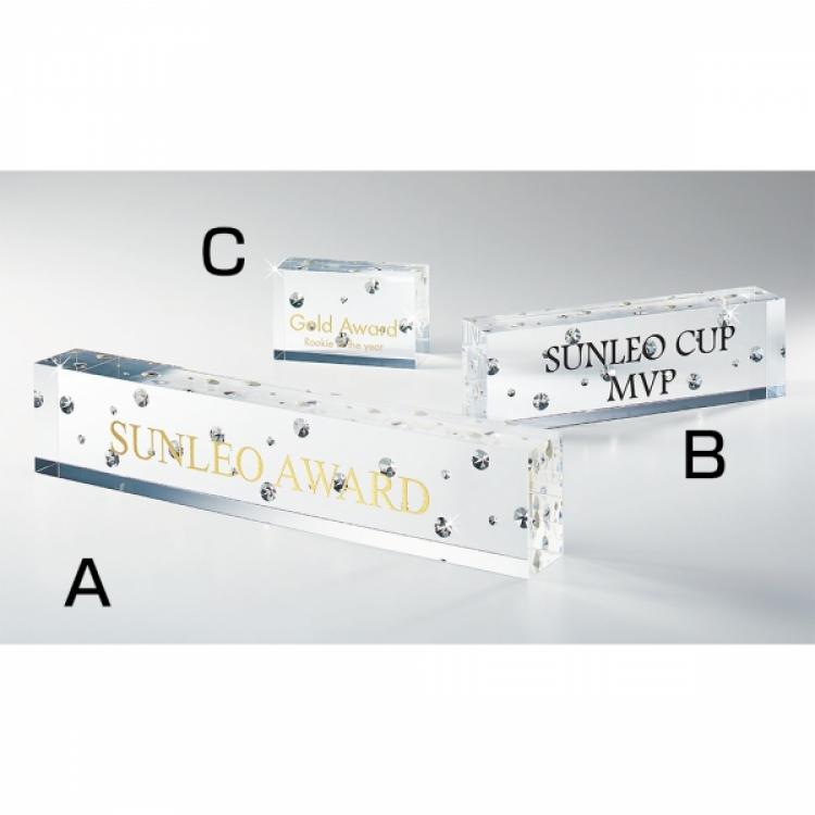 アクリル製ラインストーンオーナメント S-L15-01