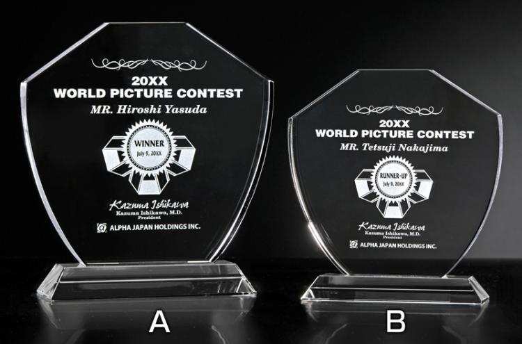 光学ガラス製オーナメント S-L90-01