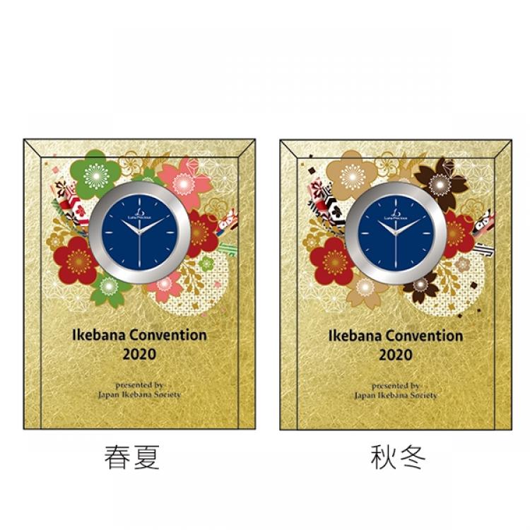 金箔クリスタル置時計 M-LS-102