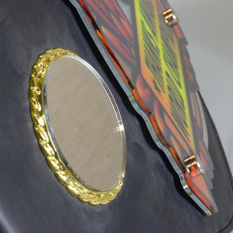 ミラーアクリルチャンピオンベルト W-Z-158-3,W-Z-158-4