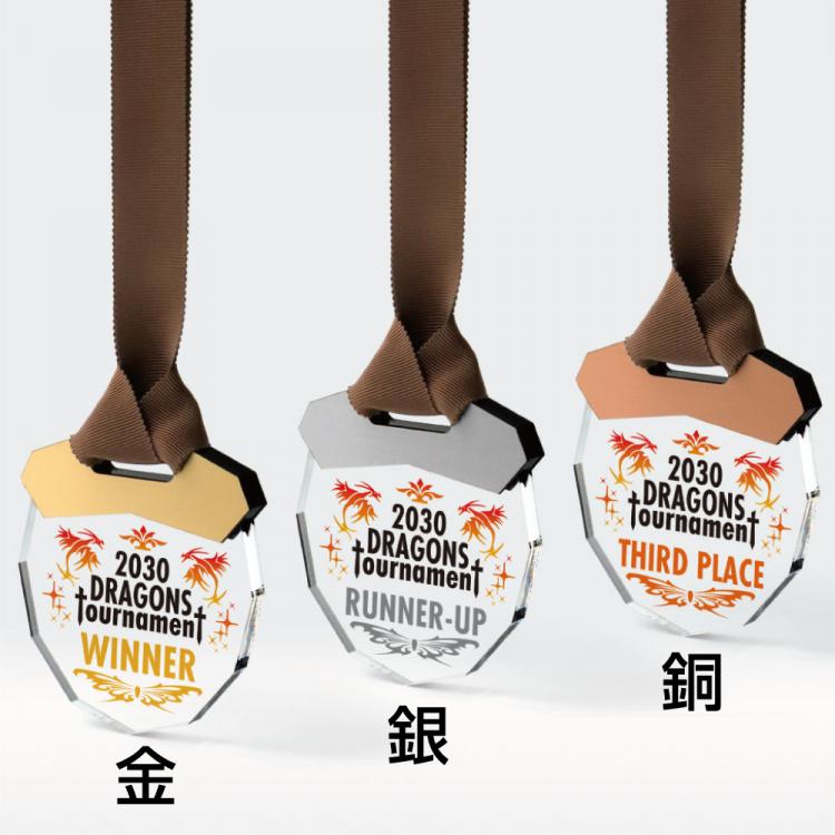 アクリルメダル  エイコン W-ZNA-9108